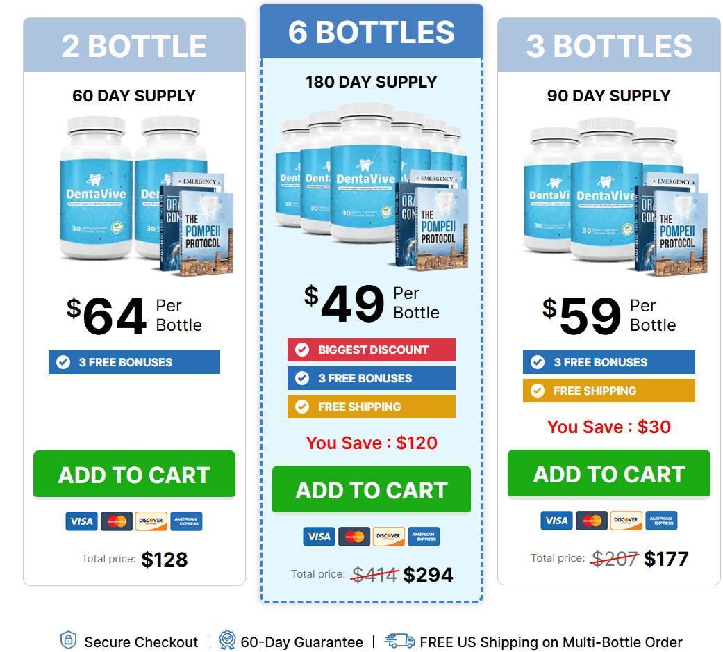 Order DentaVive oral probiotic today